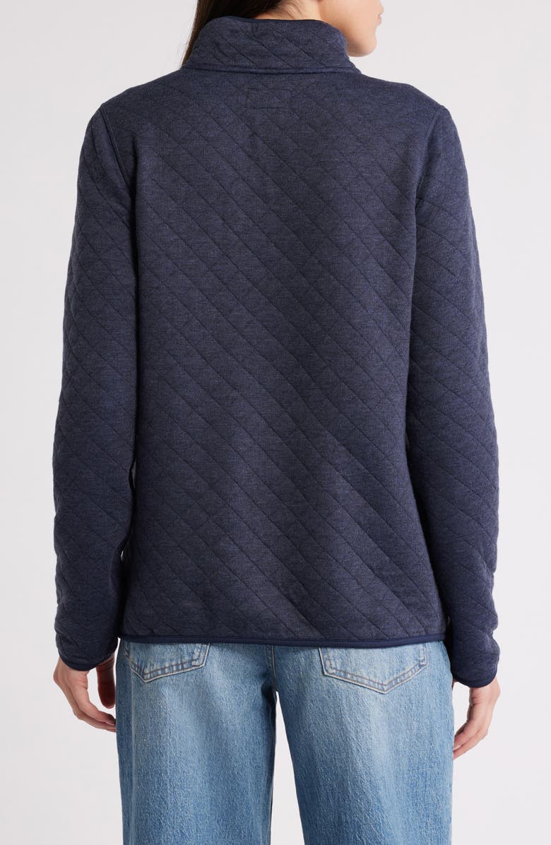 Marine Layer Corbet Quilted Half Zip Pullover, Alternate, color, 