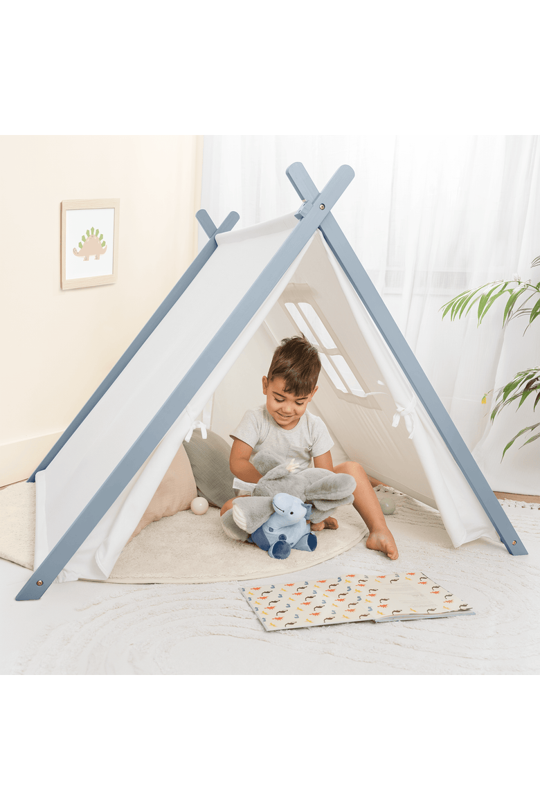 Kids Indoor Play Tent, Alternate, color, Pacific Blue