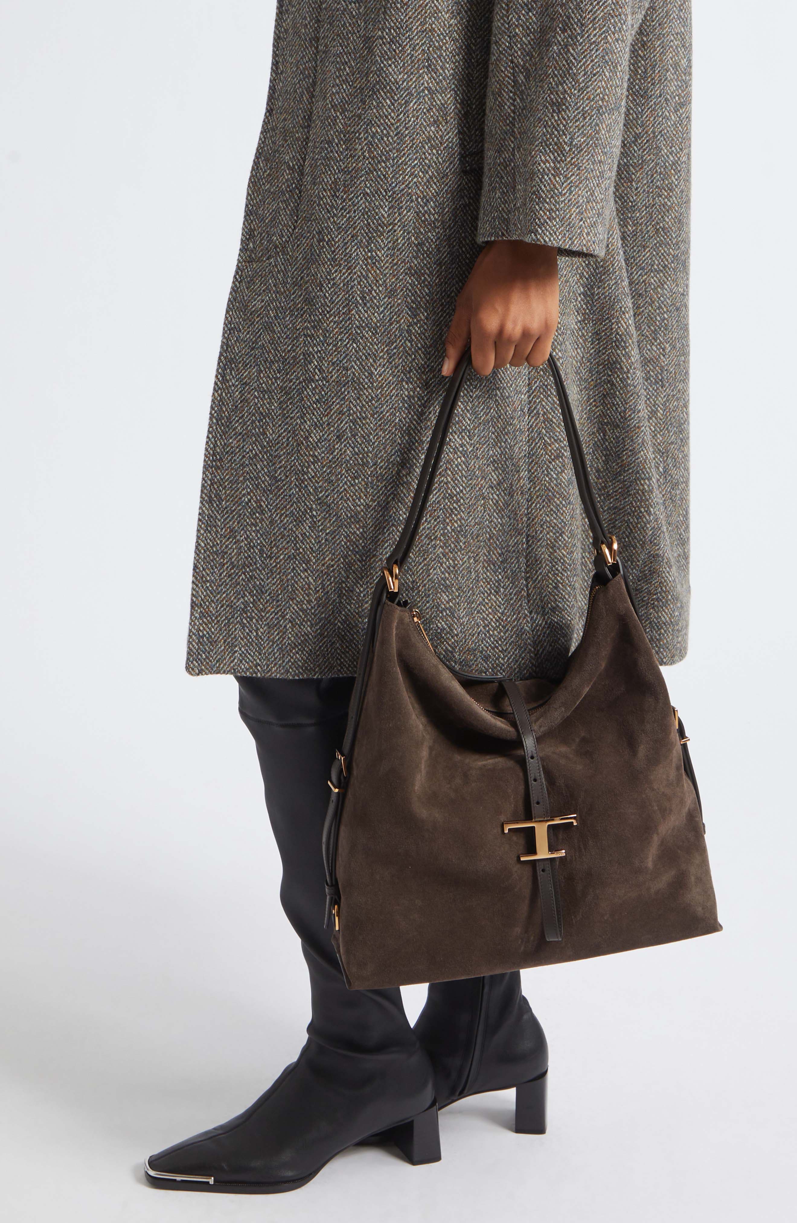 T-Timeless Shoulder Bag, Alternate, color, PALISSANDRO