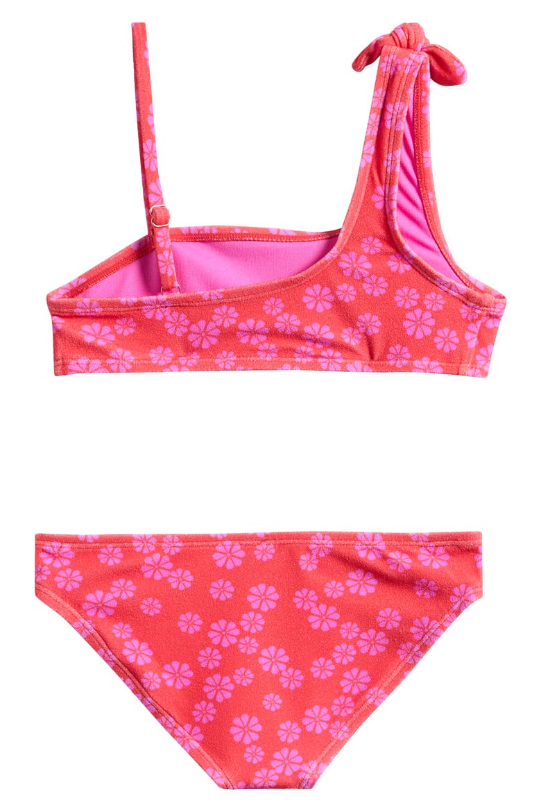 Kids' IYKYK Two-Piece Swimsuit, Alternate, color, CORAL