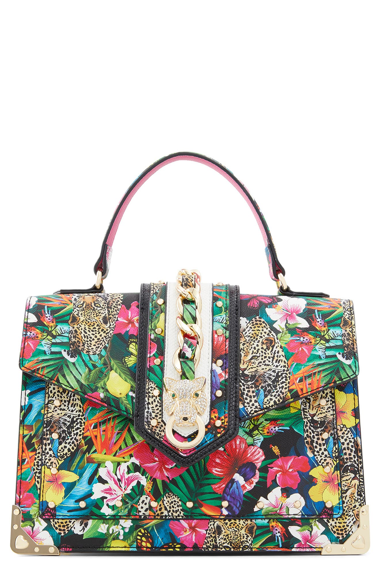 ALDO Baro Faux Leather Top Handle Crossbody Bag, Main, color, 