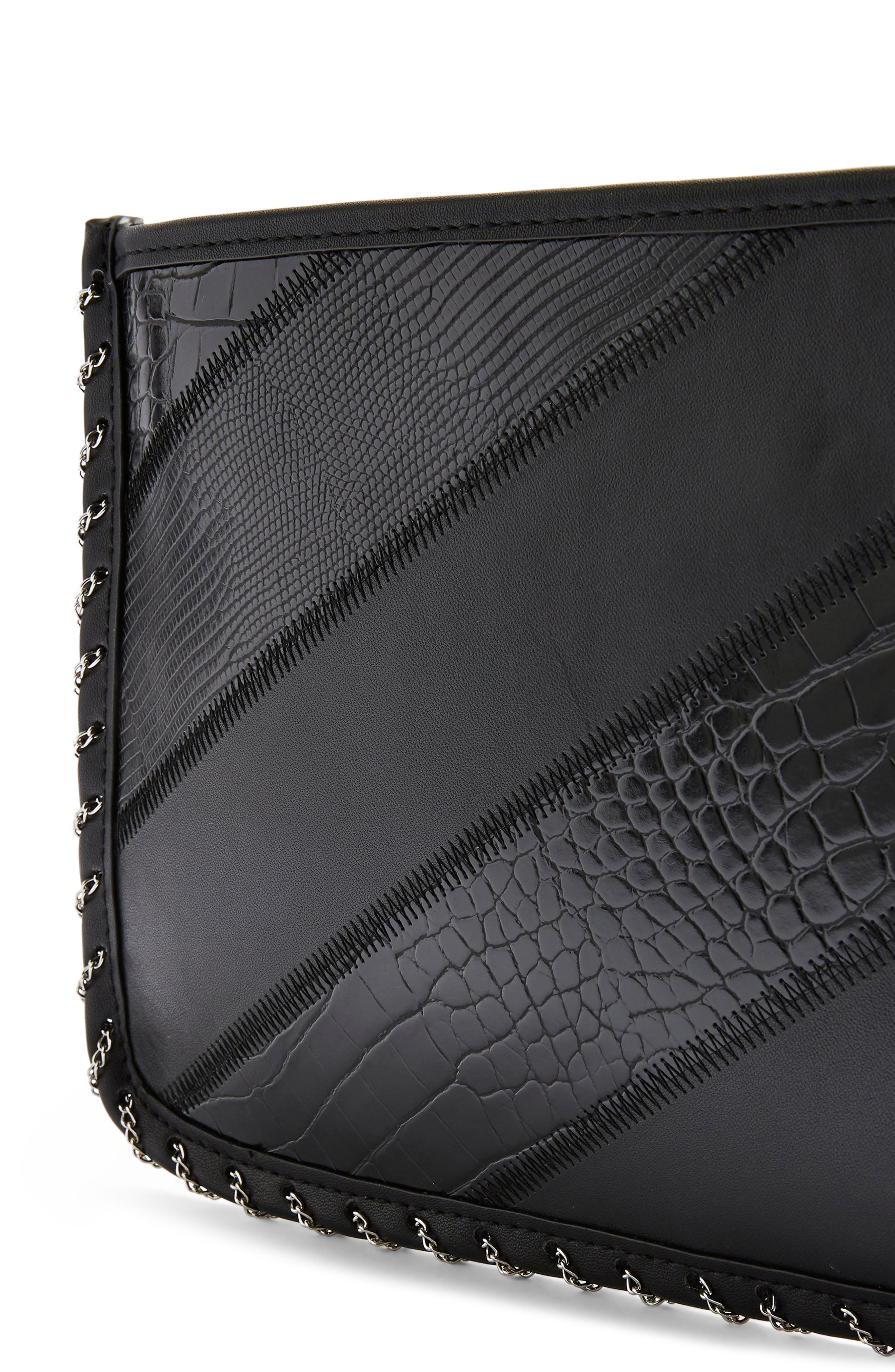 Topshop Mia Leather Crossbody Bag, Alternate, color, 