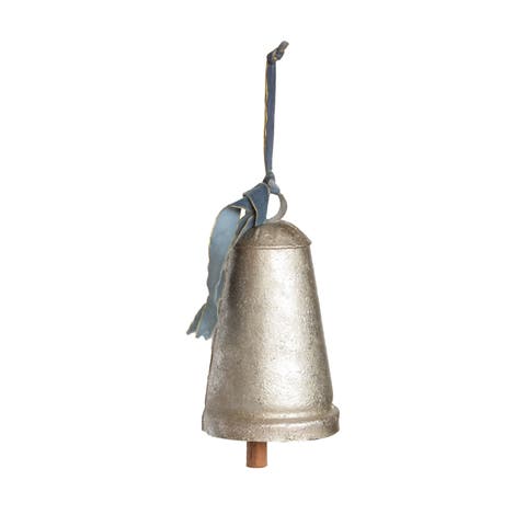 Iron Bell with Velvet Ribbon