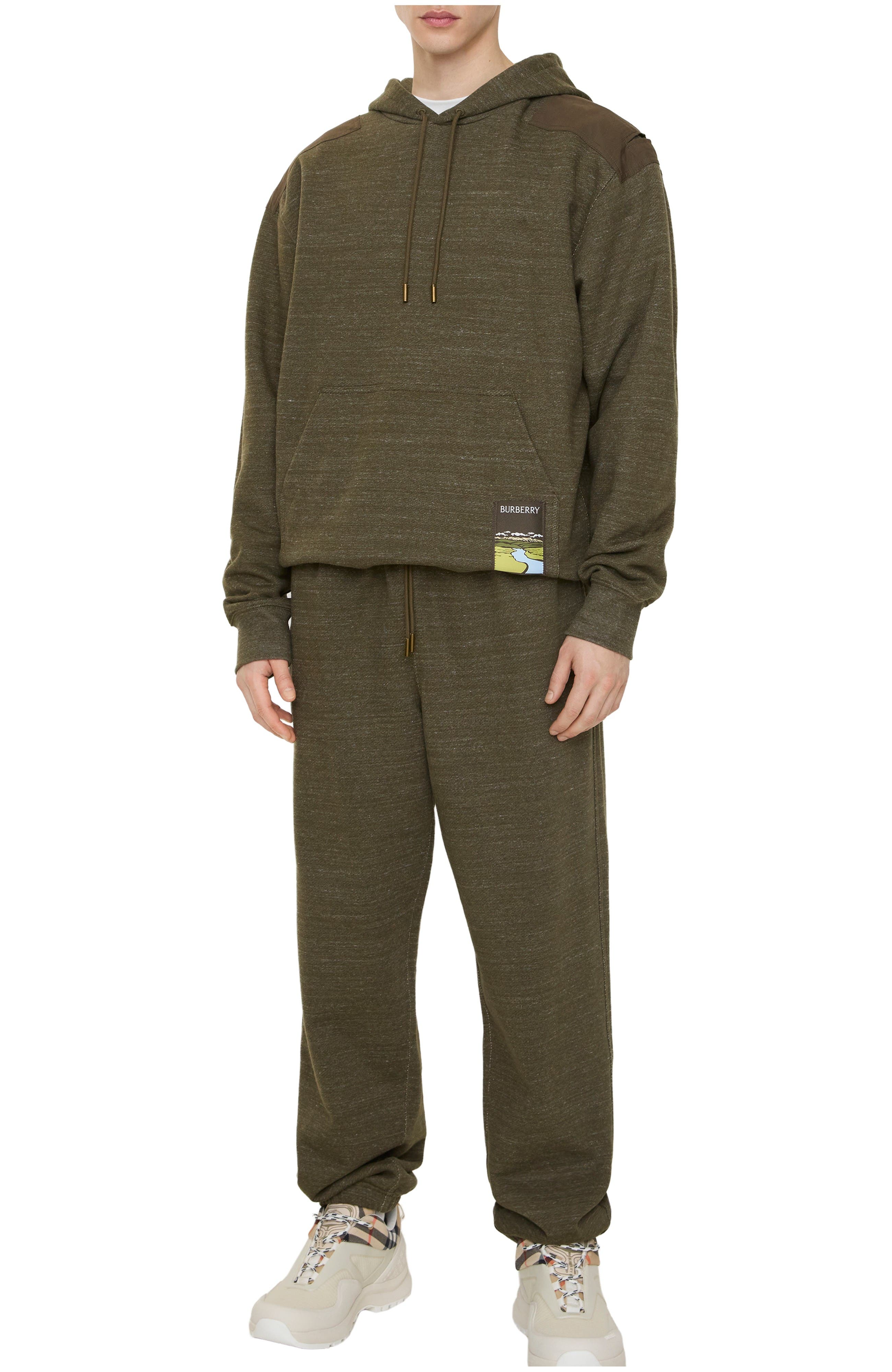 Landscape Label Cotton Jogging Pants
