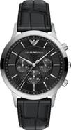 Emporio Armani Cushion Case Bracelet Chronograph Watch, 40mm