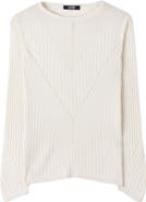 GOBI Mongolian Cashmere Rib-Knit Silk Cashmere  Sweater