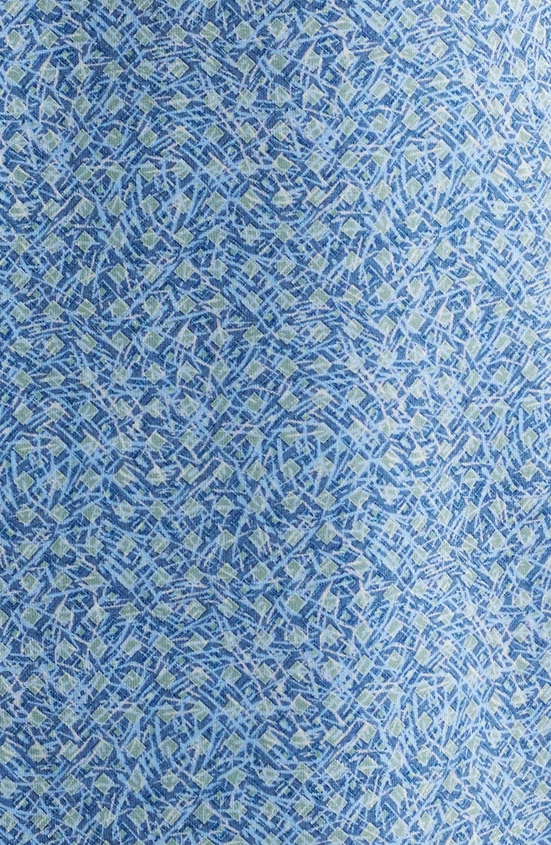 Bugatchi Miles OoohCotton<sup>®</sup> Abstract Print Short Sleeve Button-Up Shirt, Alternate, color, 