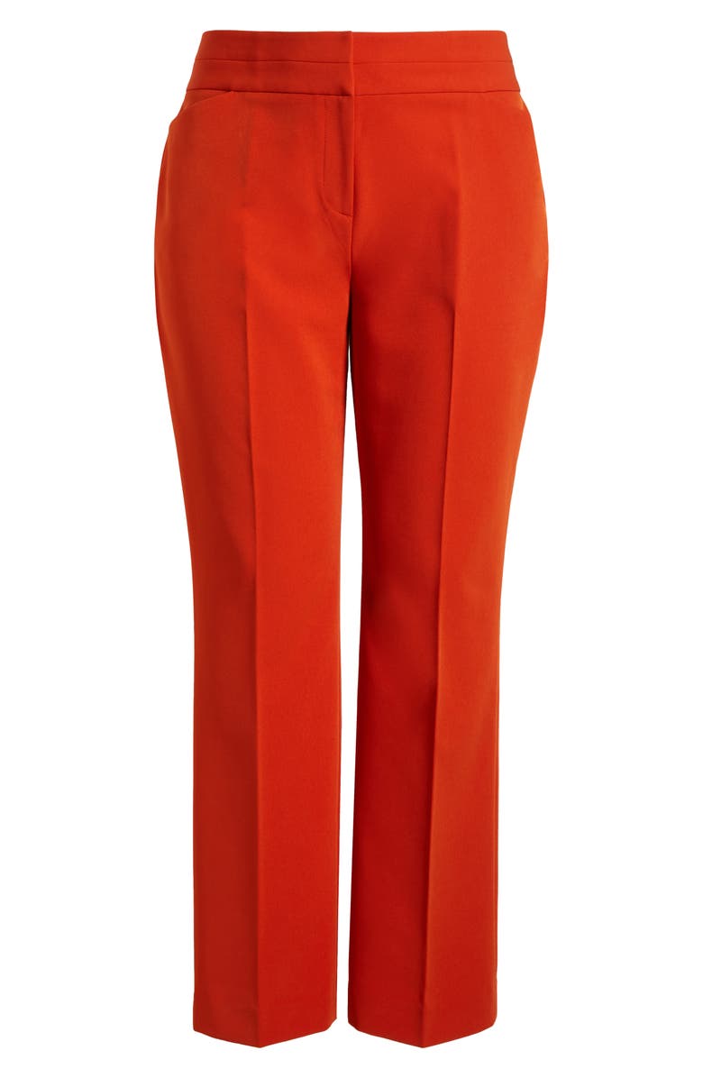 Tahari ASL Flare Leg Pants, Alternate, color, Persimmon