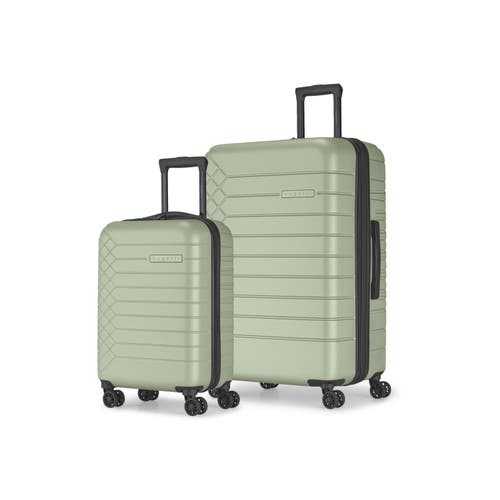 Bugatti Mecca 2 Piece Hardside Luggage Set With Expansion In Aqua