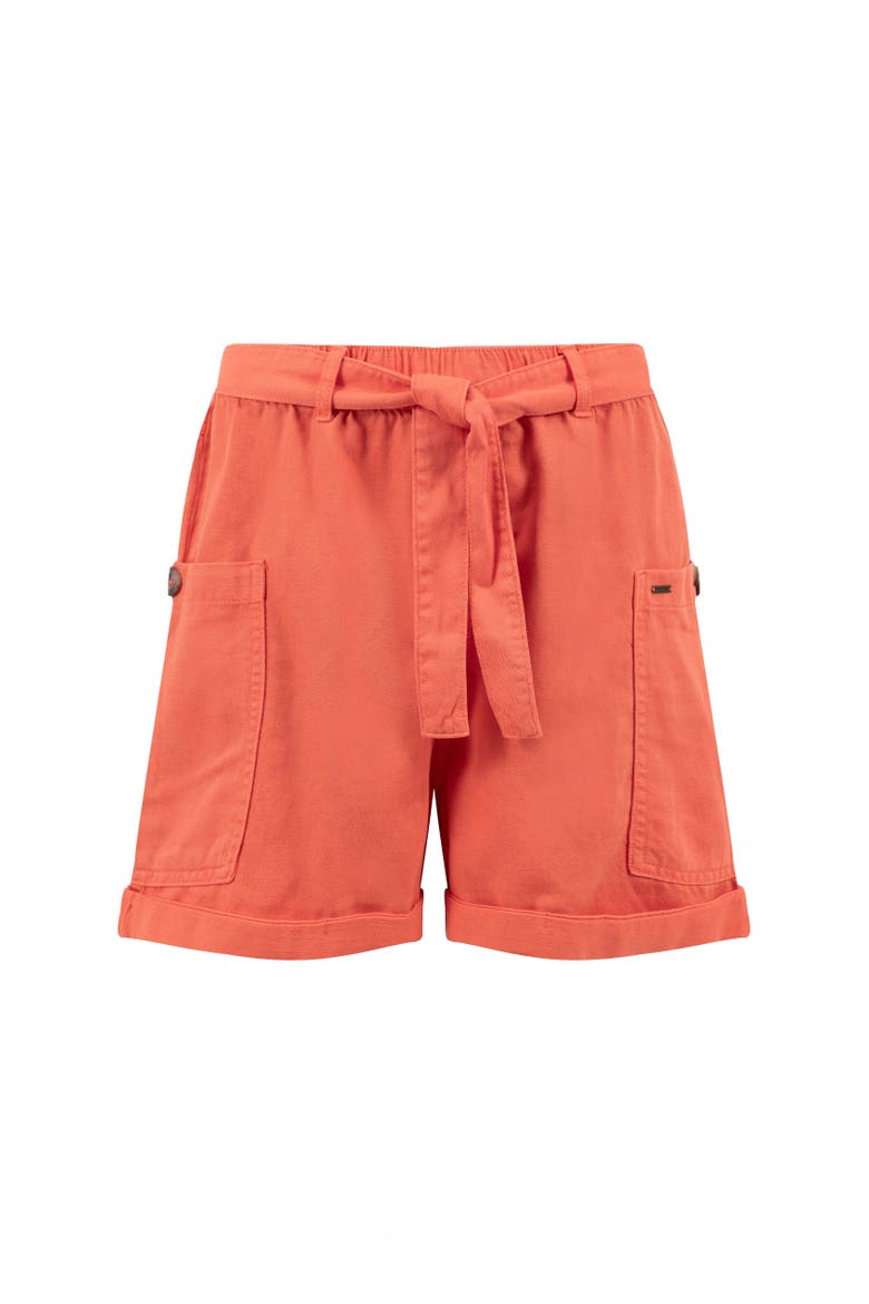 Cynthia Twill Shorts, Alternate, color, Jaffa