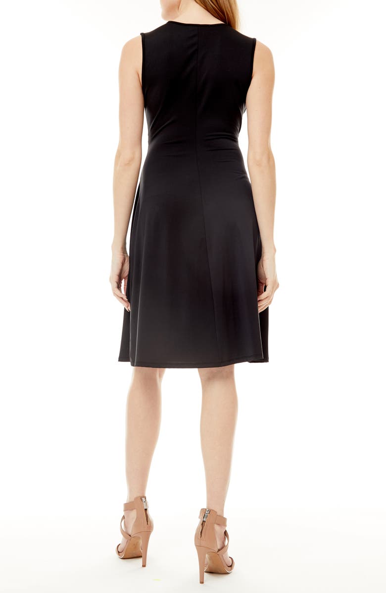 Love By Design Mila Sleeveless Side Ruched Dress, Alternate, color,