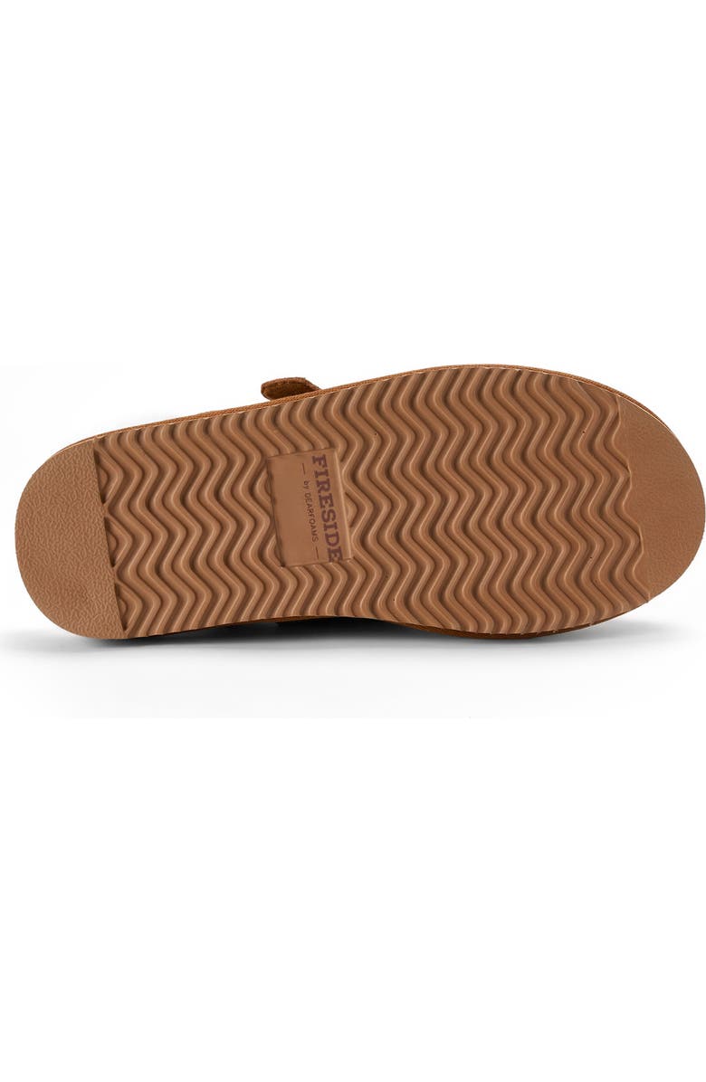 DEARFOAMS Fireside Maitland Genuine Shearling Scuff Slipper, Alternate, color, Chestnut