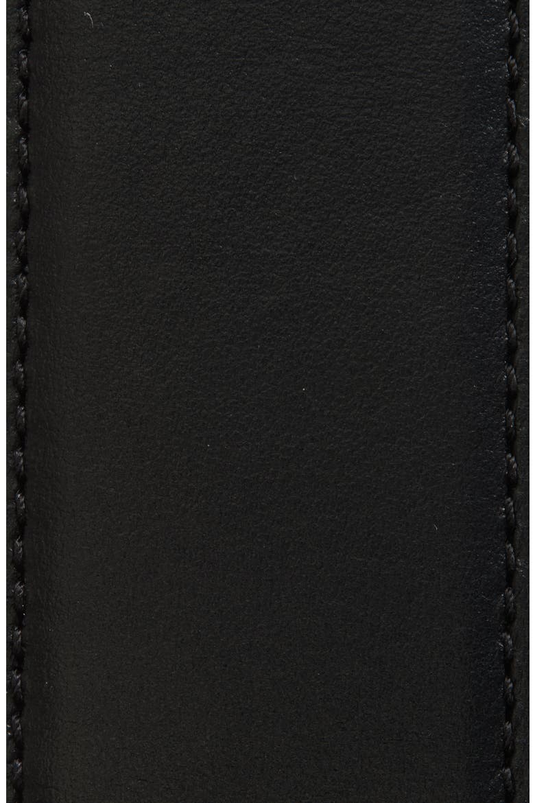 Medusa Head Leather Belt, Alternate, color, BLACK-VERSACE GOLD