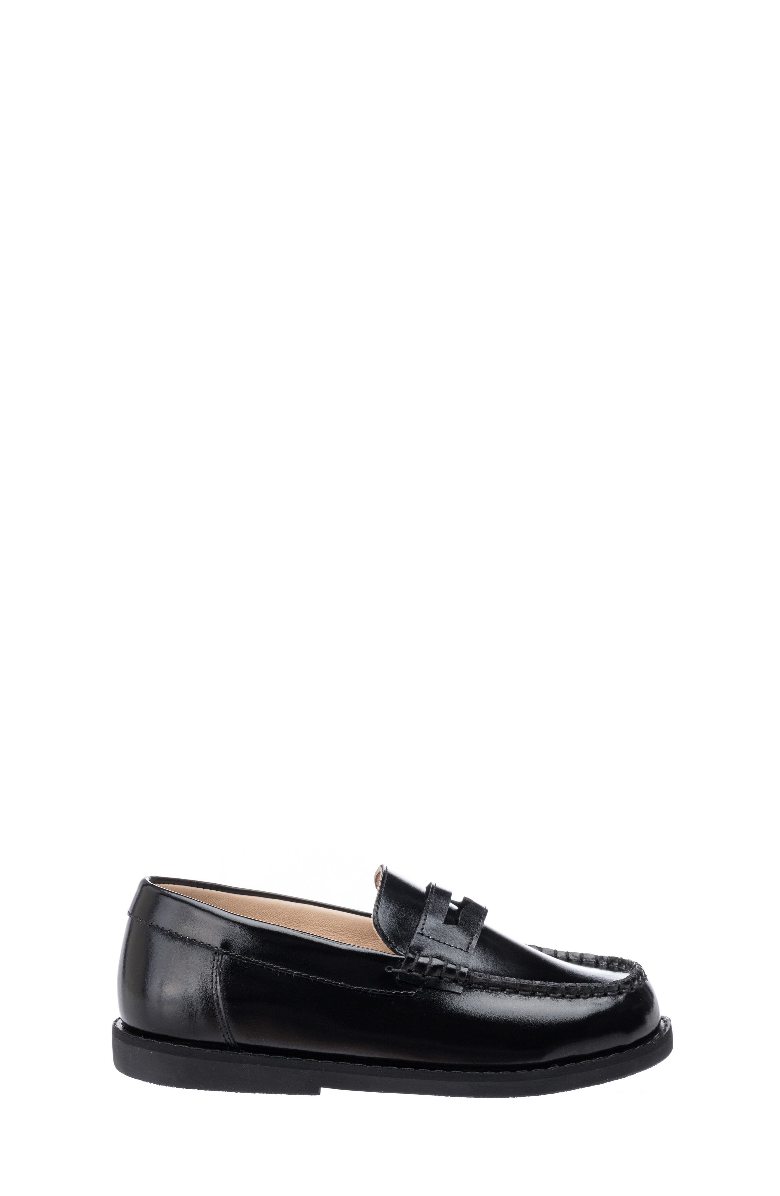 Elephantito Scholar Penny Loafer, Alternate, color, Black