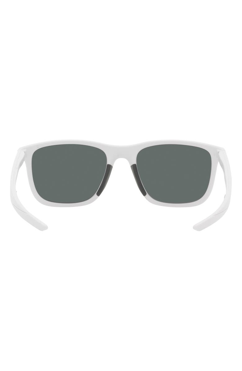 Prada Linea Rossa 54mm Polarized Pillow Sunglasses, Alternate, color, Natural White