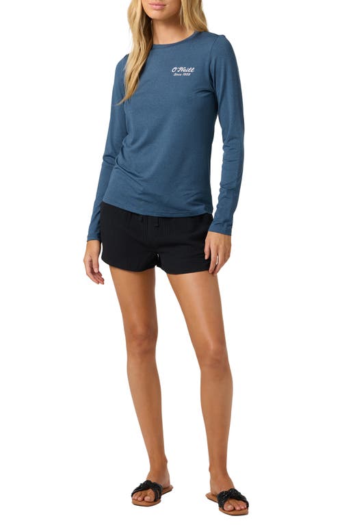 O'neill Breezy Long Sleeve Rashguard In Navy Heather