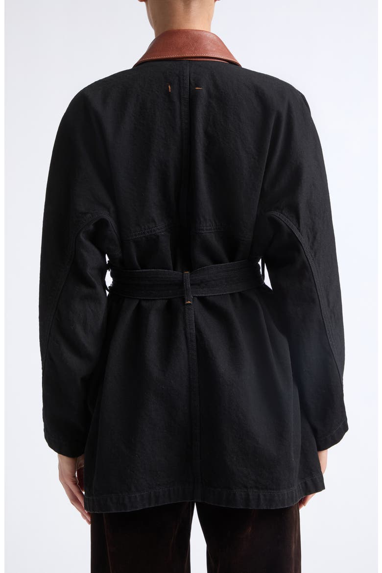 Sweep Belted Cotton Coat, Alternate, color, DUSK WASH TAN