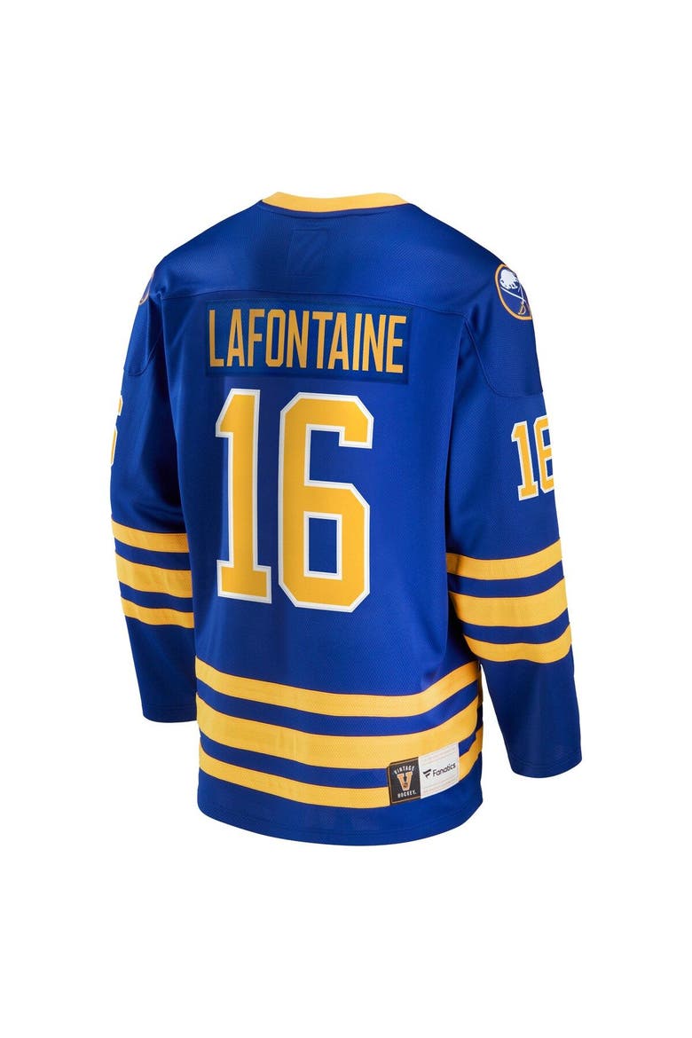 Men's Fanatics Branded Pat LaFontaine Royal Buffalo Sabres Breakaway Retired Player Jersey, Alternate, color, Royal