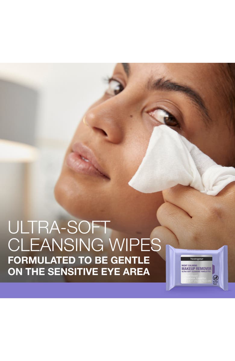 NEUTROGENA Night Calming Cleansing Wipes, Alternate, color,