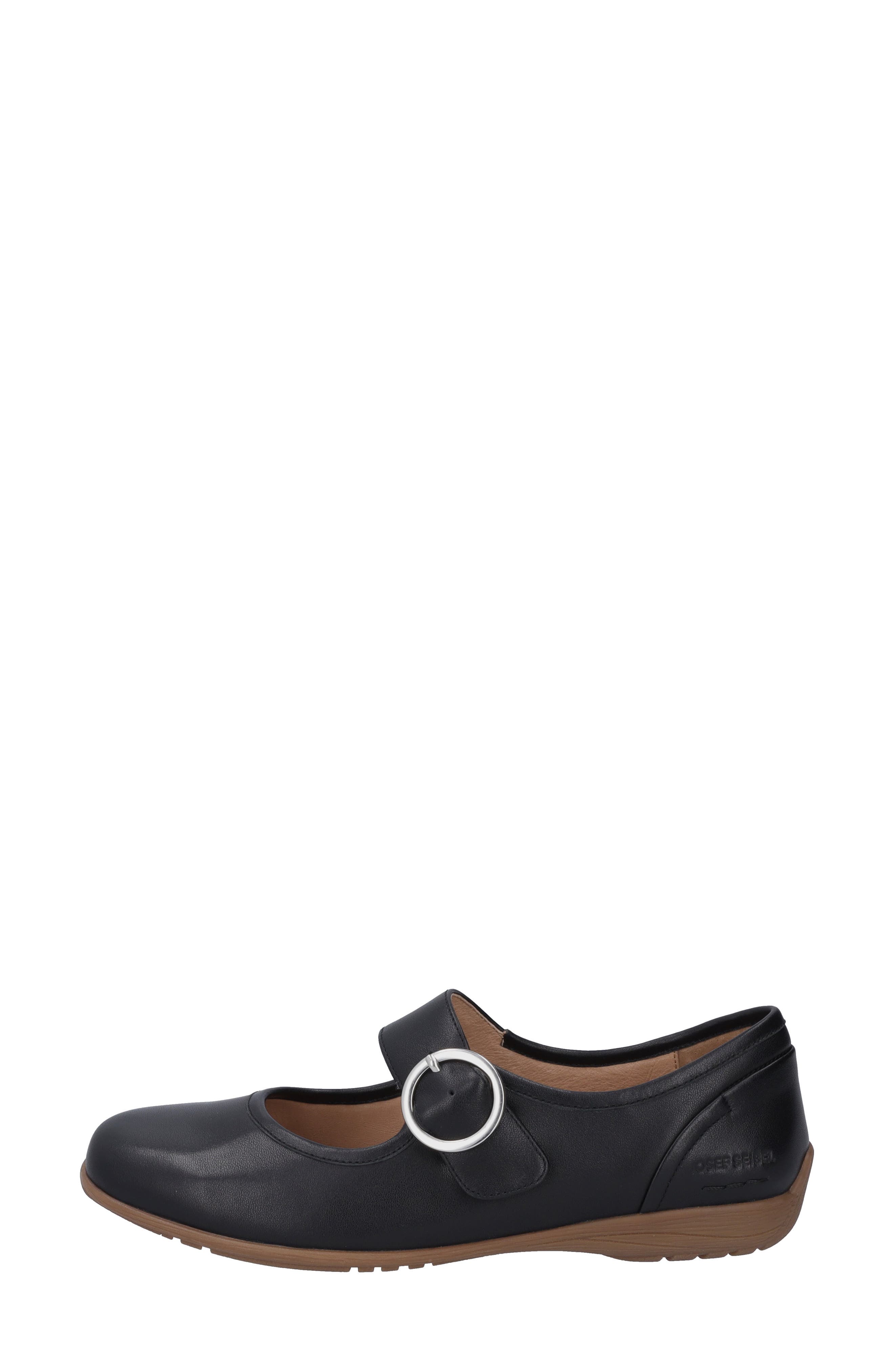 Josef Seibel Fenja 18 Mary Jane Flat, Alternate, color, Black
