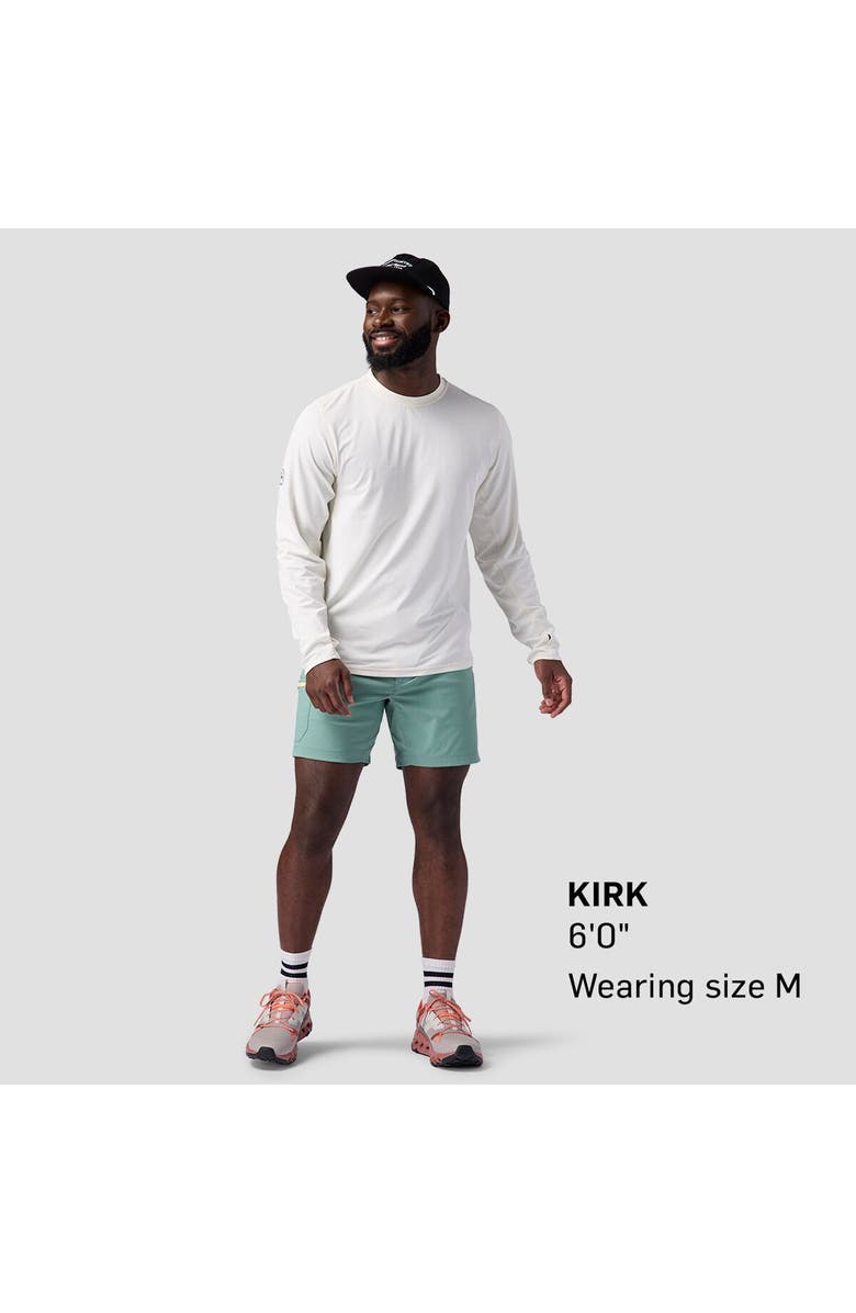 Backcountry Tahoe Sun Long-Sleeve Crew Shirt - Men's, Alternate, color, Egret