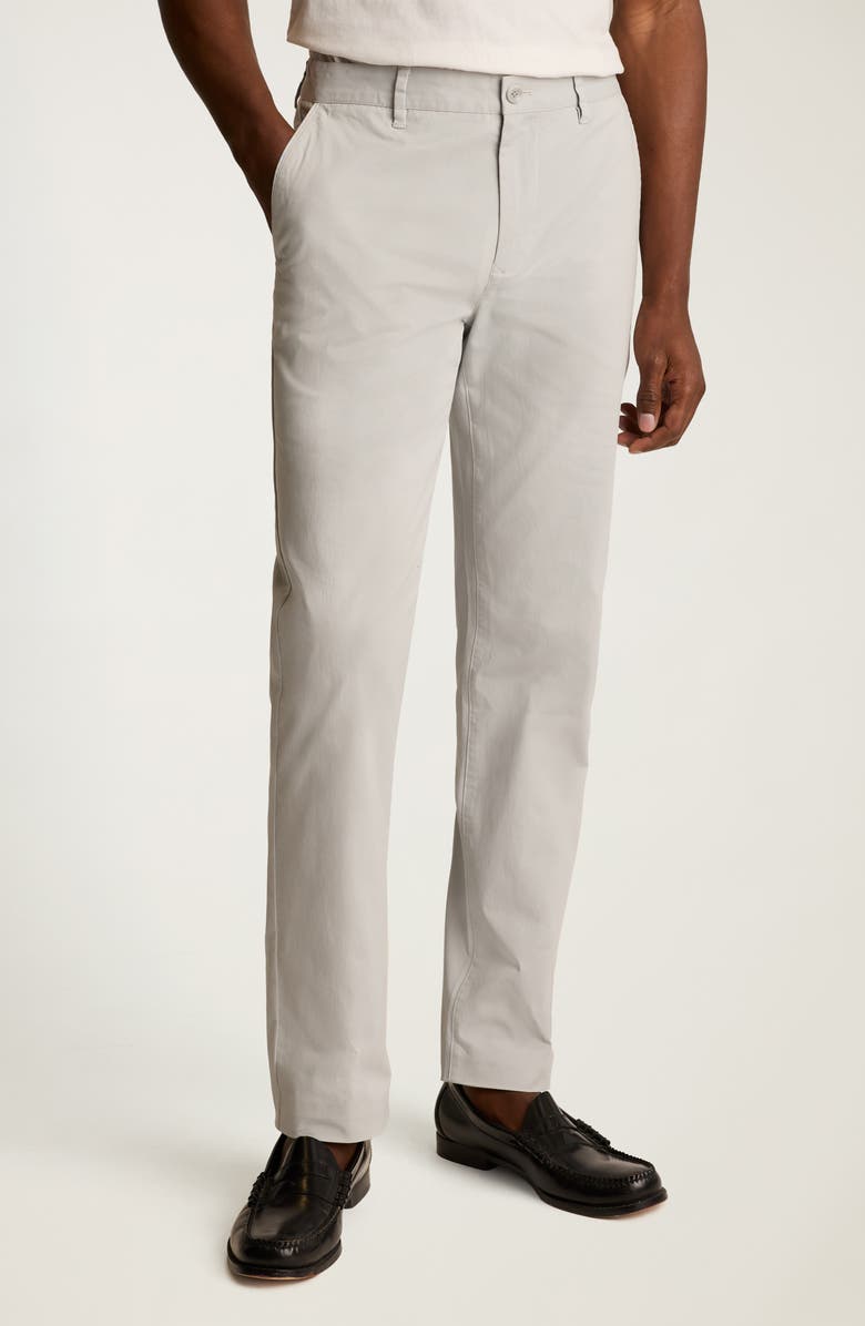 Bonobos Flat Front Stretch Cotton Chinos, Main, color, High Rise 15-4101 Tcx