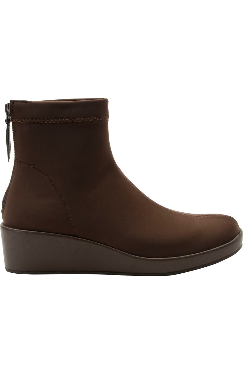 Alegria by PG Lite Harmoni Platform Wedge Bootie, Alternate, color, Chocolate