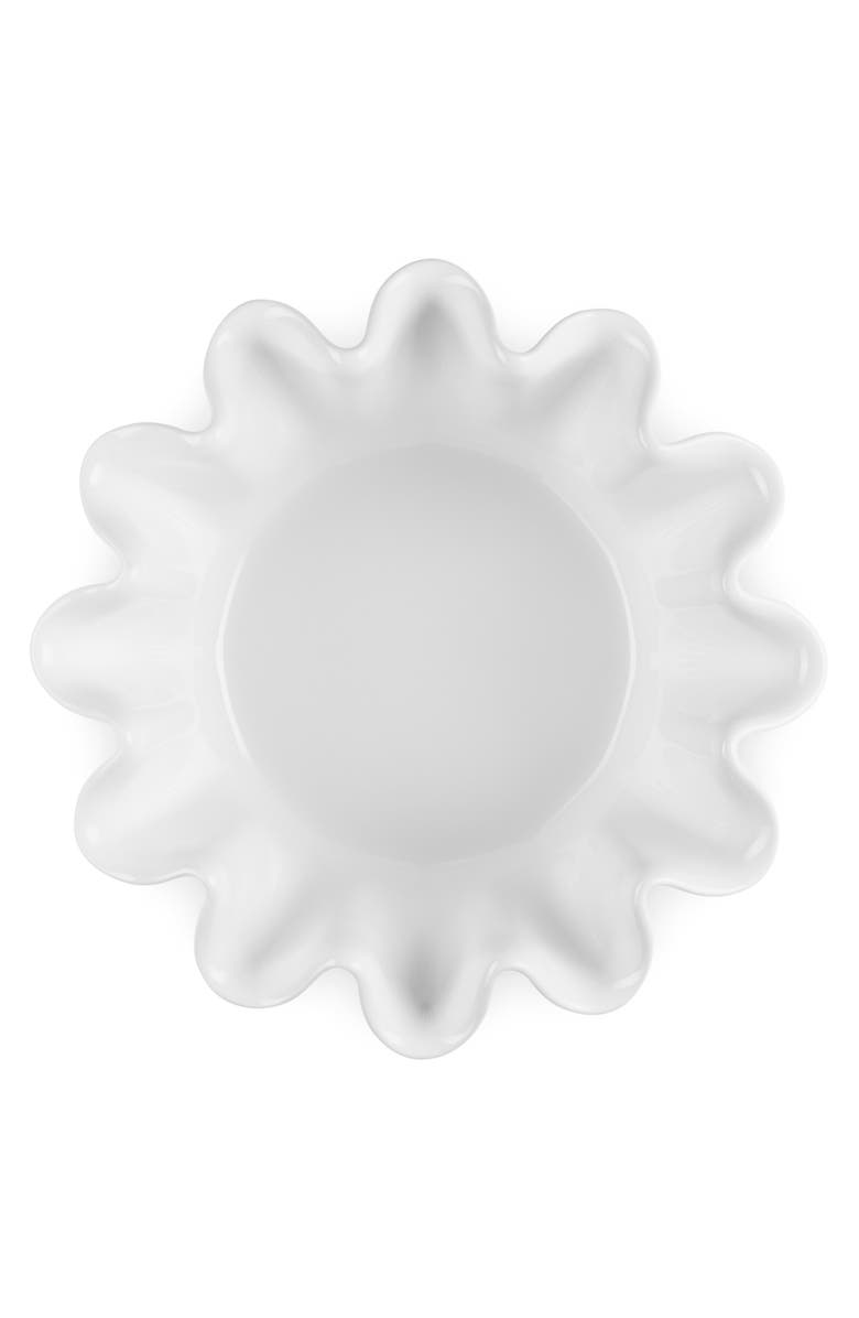 Le Creuset Ruffle Brioche Baker Pan, Alternate, color, White