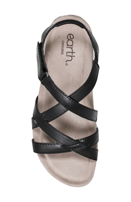 Earth Women's Sterling Strappy Sporty Sandals In Black