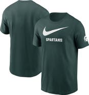 Nike Men's Nike Green Michigan State Spartans Campus Mascot T-Shirt