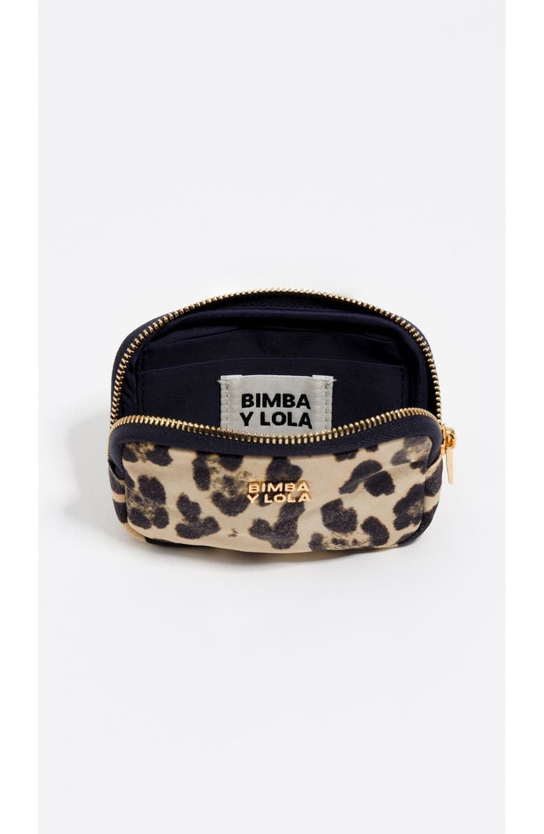 Bimba y Lola Leopard Coin Purse, Alternate, color, Leopard Natural