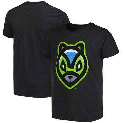 Youth Black Ardillas Voladoras de Richmond Copa de la Diversion Vintage T-Shirt