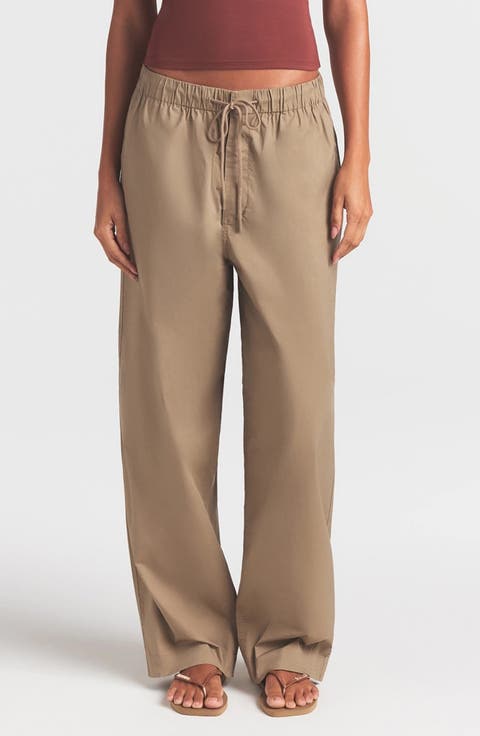 Oversize Straight Leg Pants (Regular & Plus)