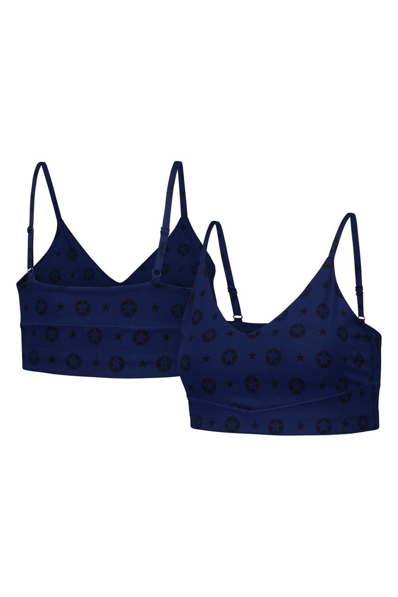 Women's Terez Navy Houston Astros Active Bra, Main, color, Navy