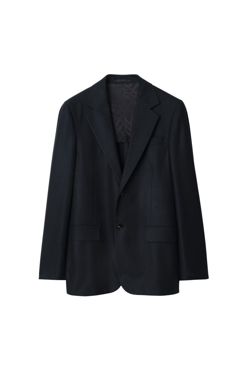 Burberry Wool Cashmere Tailored Jacket, Main, color, Midnight Blue