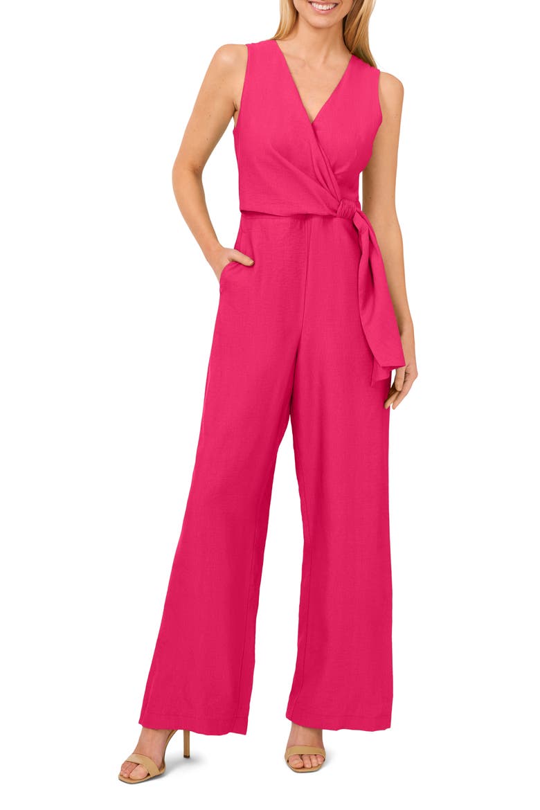 Sleeveless Wide Leg Jumpsuit, Main, color, BRIGHT ROSE PINK