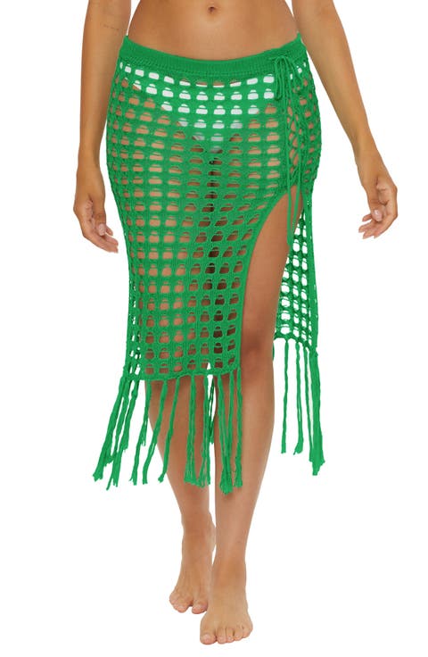 Venica Open Knit Cover-Up Skirt