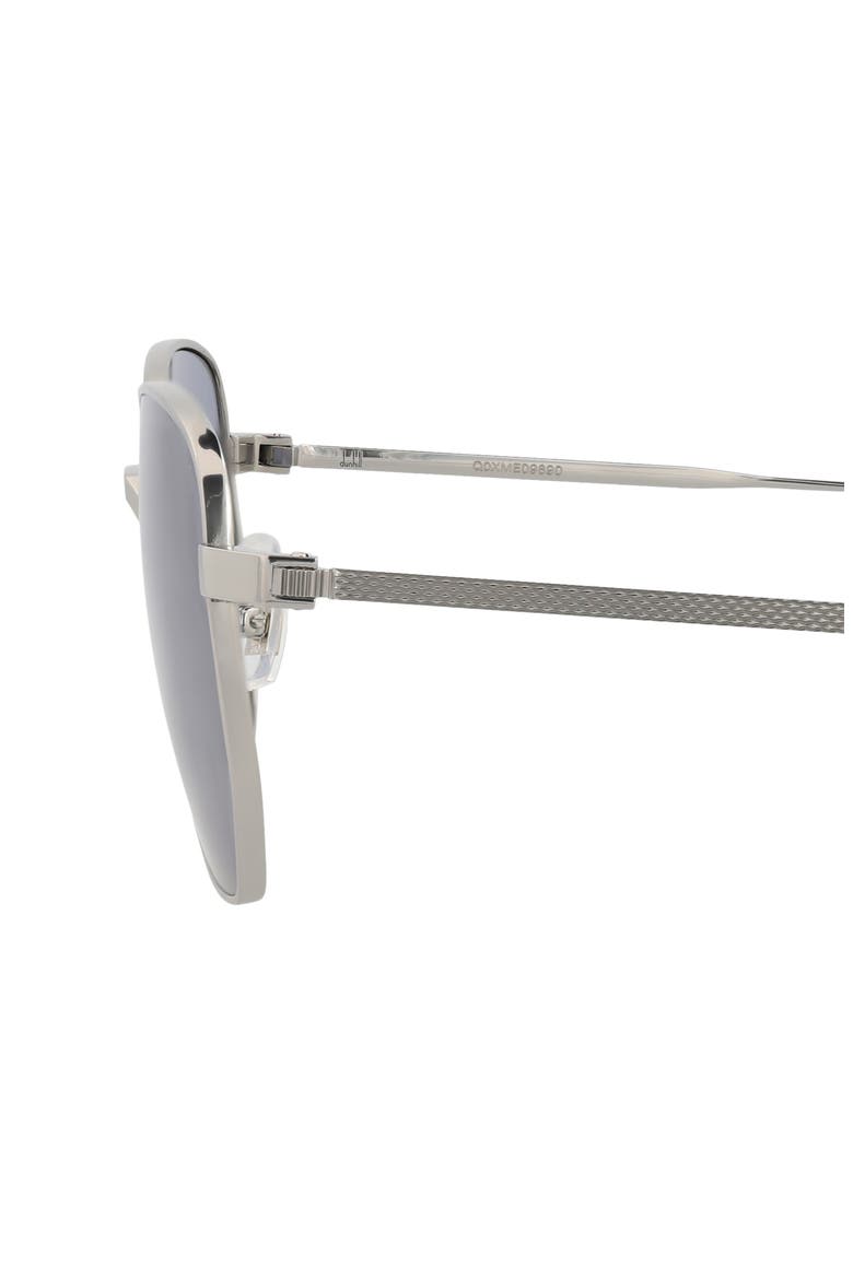 59mm Square Sunglasses, Alternate, color, SILVER SILVER LIGHT BLUE