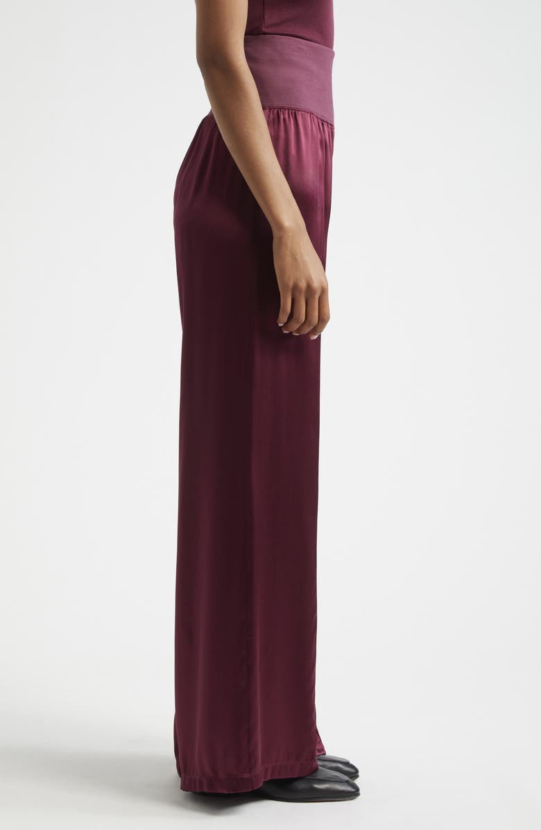 ATM Anthony Thomas Melillo Silk Charmeuse Wide Leg Pants, Alternate, color, 