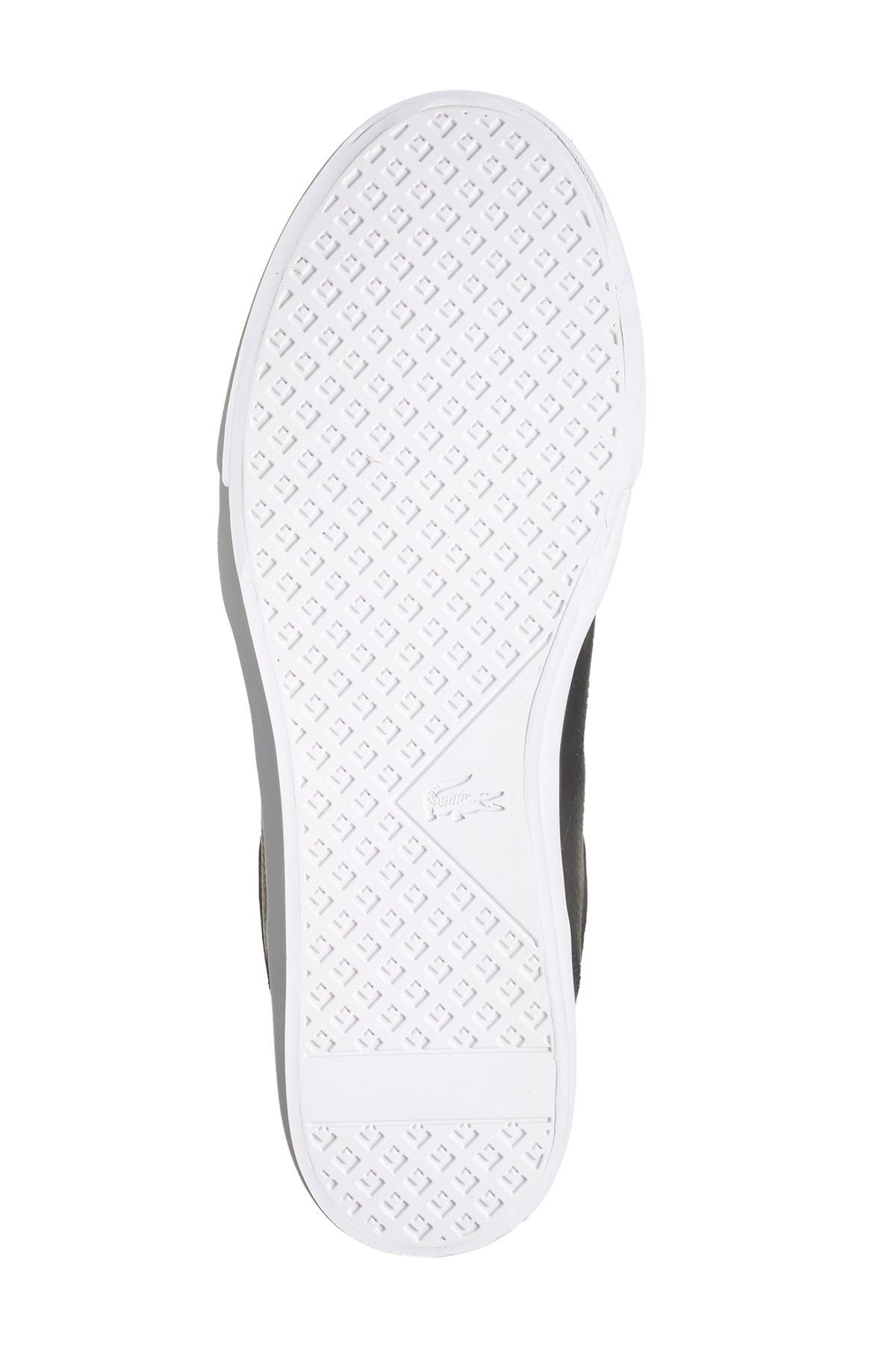 Lacoste Minzah Sneaker, Alternate, color, Black/White