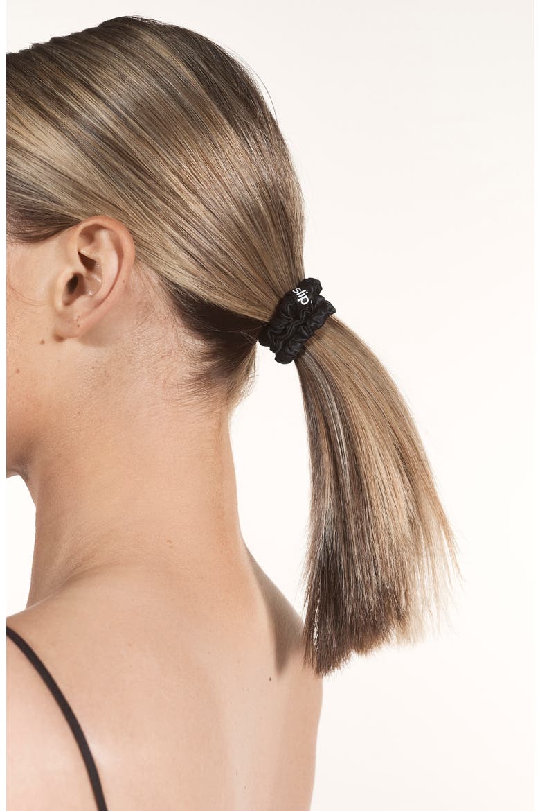 Pure Silk 3-Pack Skinny Scrunchies (Nordstrom Exclusive), Alternate, color, NO COLOR