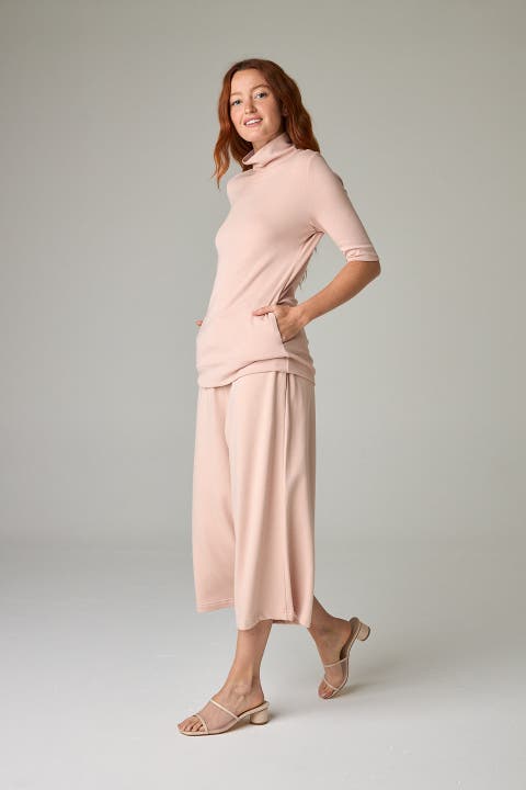 Acadia Aspen Eco-Luxe Rib Short-Sleeve Top - Ultra-Luxe Flow