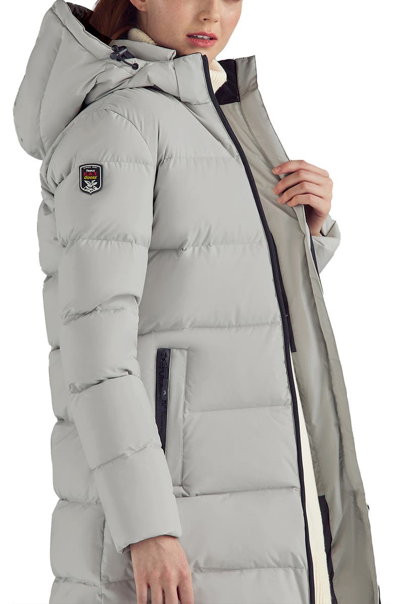 Triple F.A.T. Goose Sophie Women's Puffer Down Parka, Alternate, color, Quiet Grey