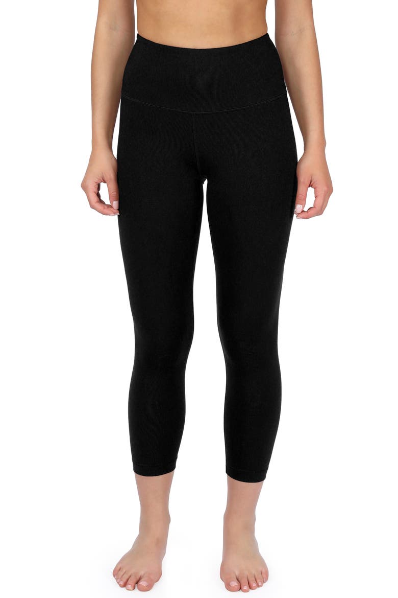 Powerflex High Rise Capri Leggings, Main, color, BLACK