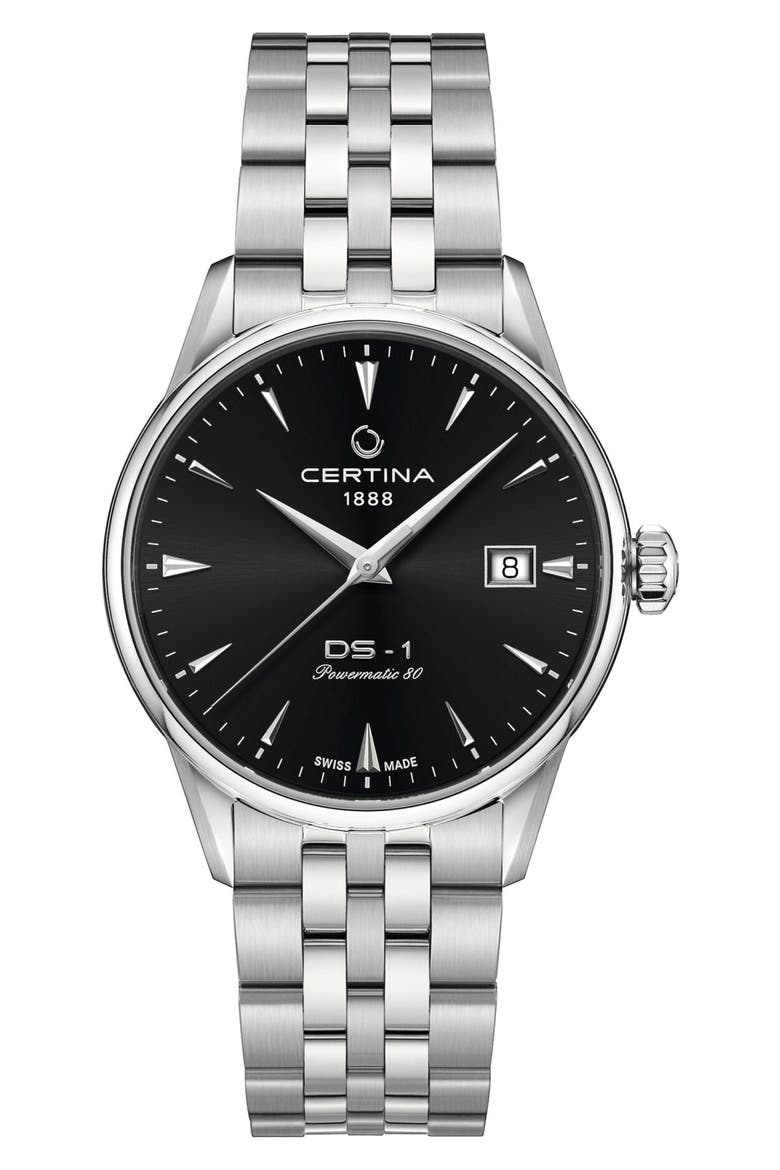 DS 1 Automatic Bracelet Watch, 38mm, Main, color, STAINLESS STEEL