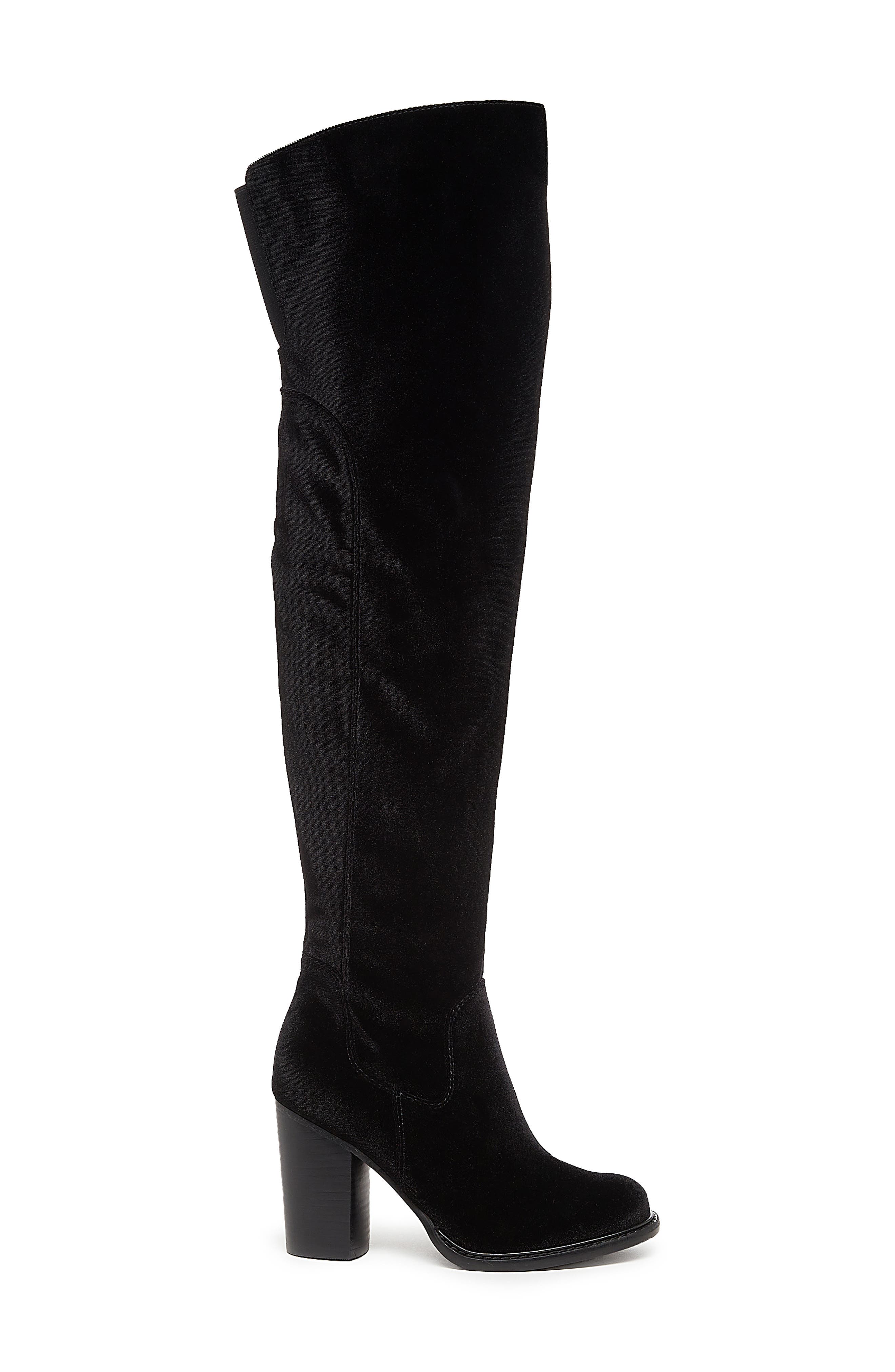 Kelsi Dagger Brooklyn Logan Over the Knee Boot, Alternate, color, Black