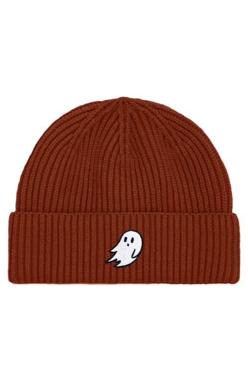 Dalix Ghost Fishermans Beanie Knit Watch Cap In Rust