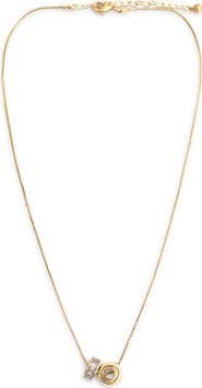Panacea Crystal Barrel Pendant Necklace