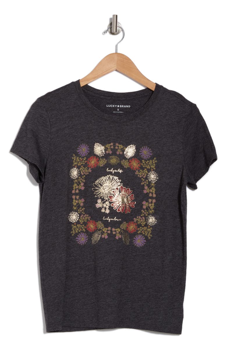 Lucky Brand Lucky in Love Graphic T-Shirt, Alternate, color, 
