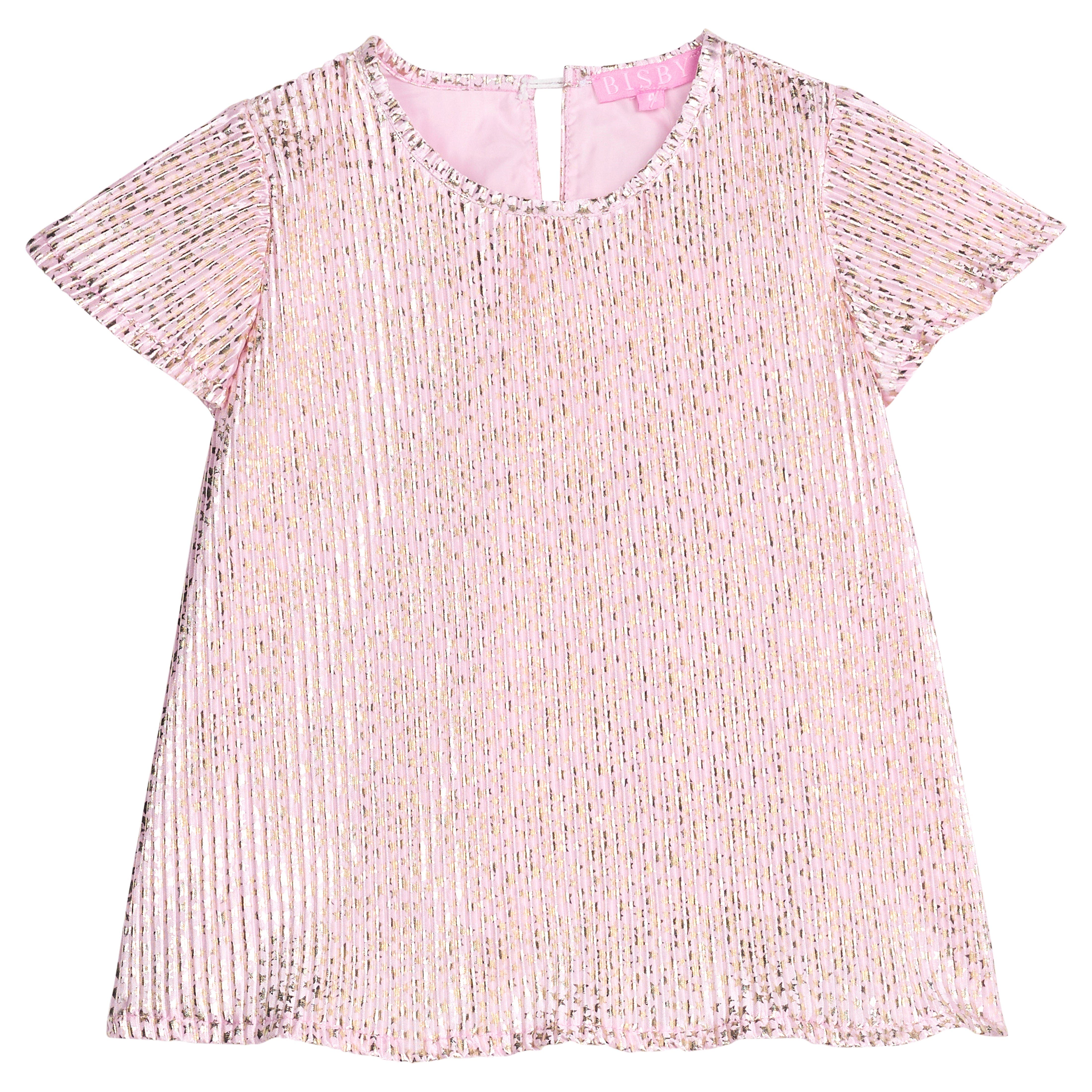 Pink Crinkle Stars